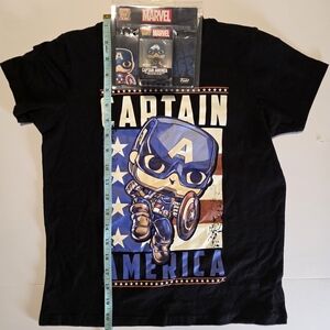 Marvel Captain America Kids T-Shirt - Black